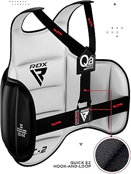 Amazon.co.jp: RDXボクシングチェストガードリバーシブル、キック